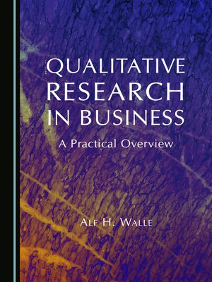 cover image of Qualitative Research in Business